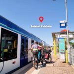 Behind the Scenes: Filmaufnahmen in Wehrheim für den neuen Imagefilm der Gemeinde. Taunusbahn am Bahnhof Wehrheim.